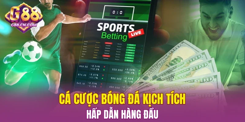 Cá cược bóng dá kịch tích, hấp dẫn hàng đầu