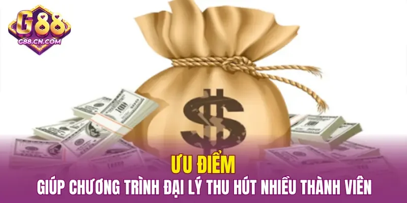 Ưu điểm giúp chương trình đại lý thu hút nhiều thành viên